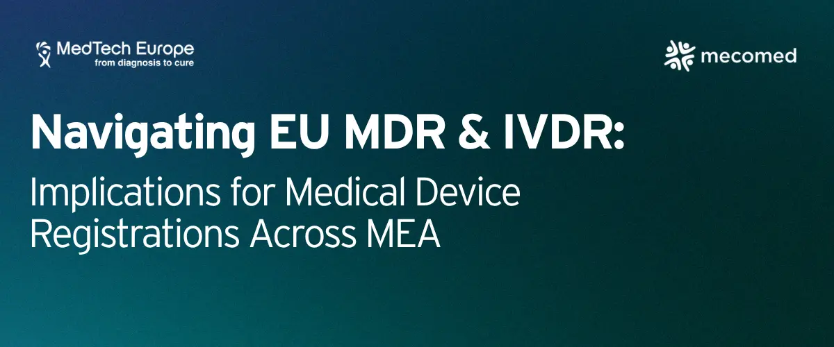 EU Medical Device Regulation and IVD MDR
